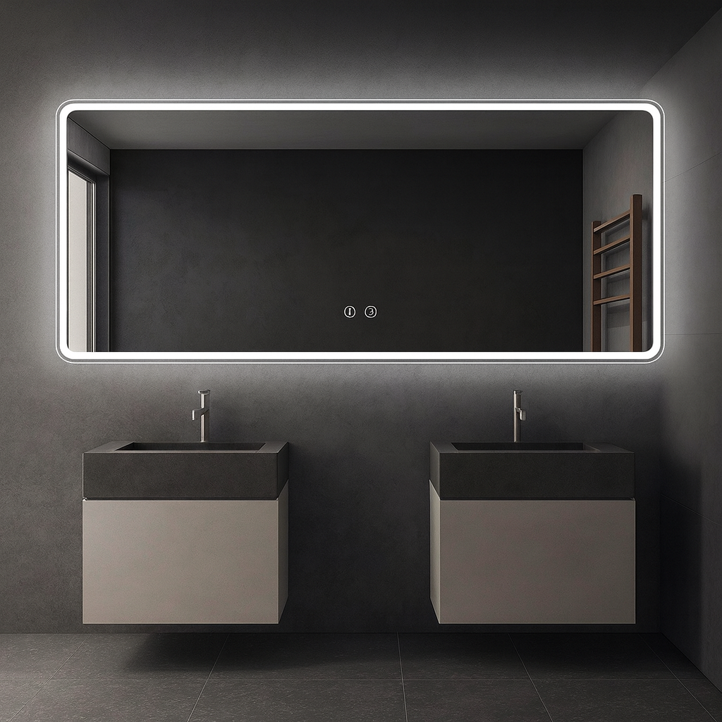 מראה עם תאורה